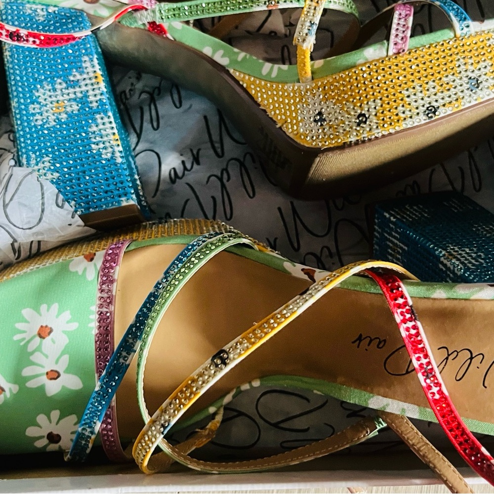 Wild Pair Multicolor Wedges - Picture 7 of 8